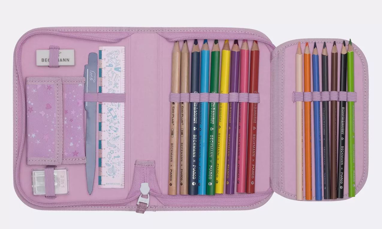 Beckmann Schulrucksack Classic 6-teiliges Set Rosie - Bild 7