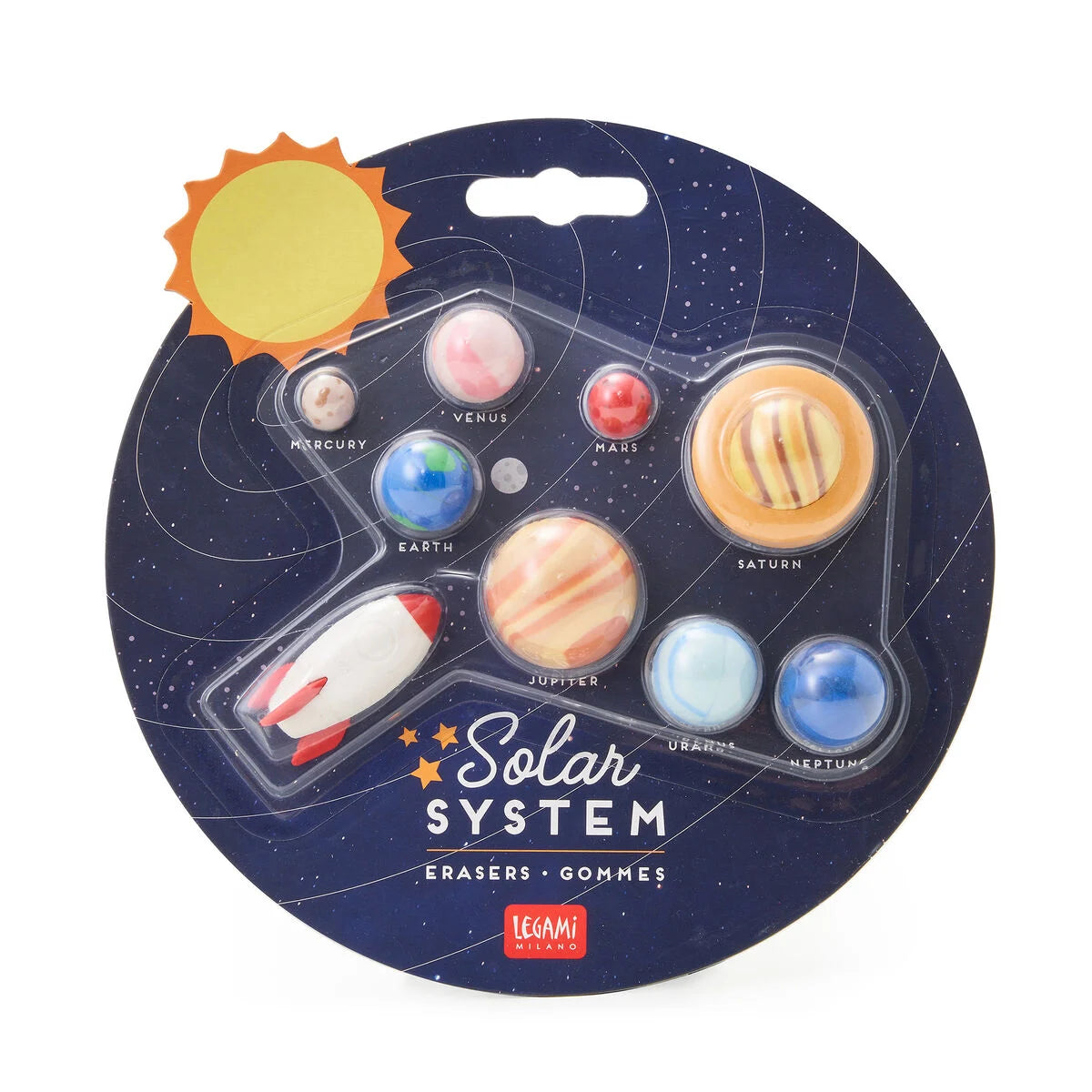 Legami 9 Radiergummis im Set - Solar System - Bild 4