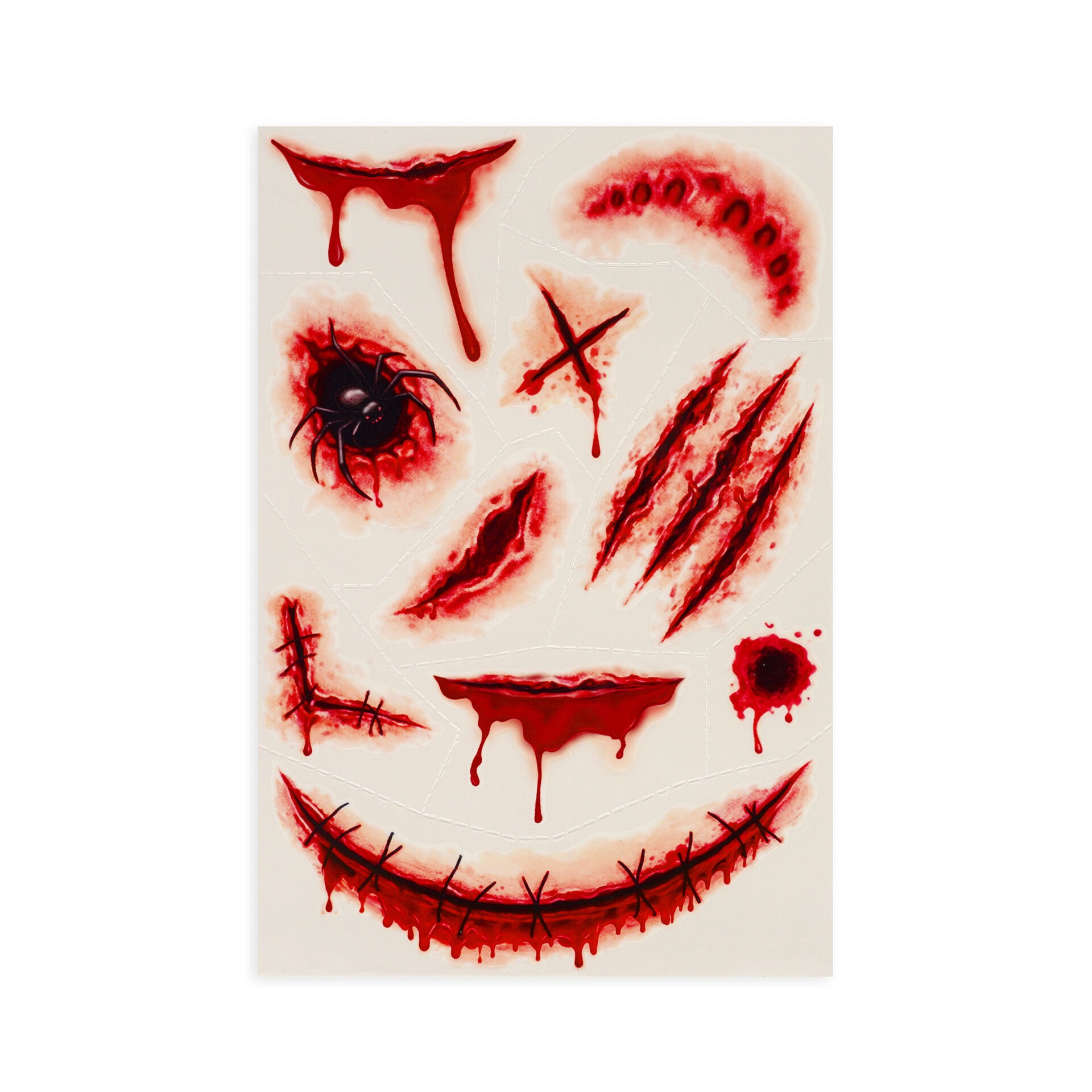 Legami Abziehtattoos Wunden & Narben Halloween - Bild 2
