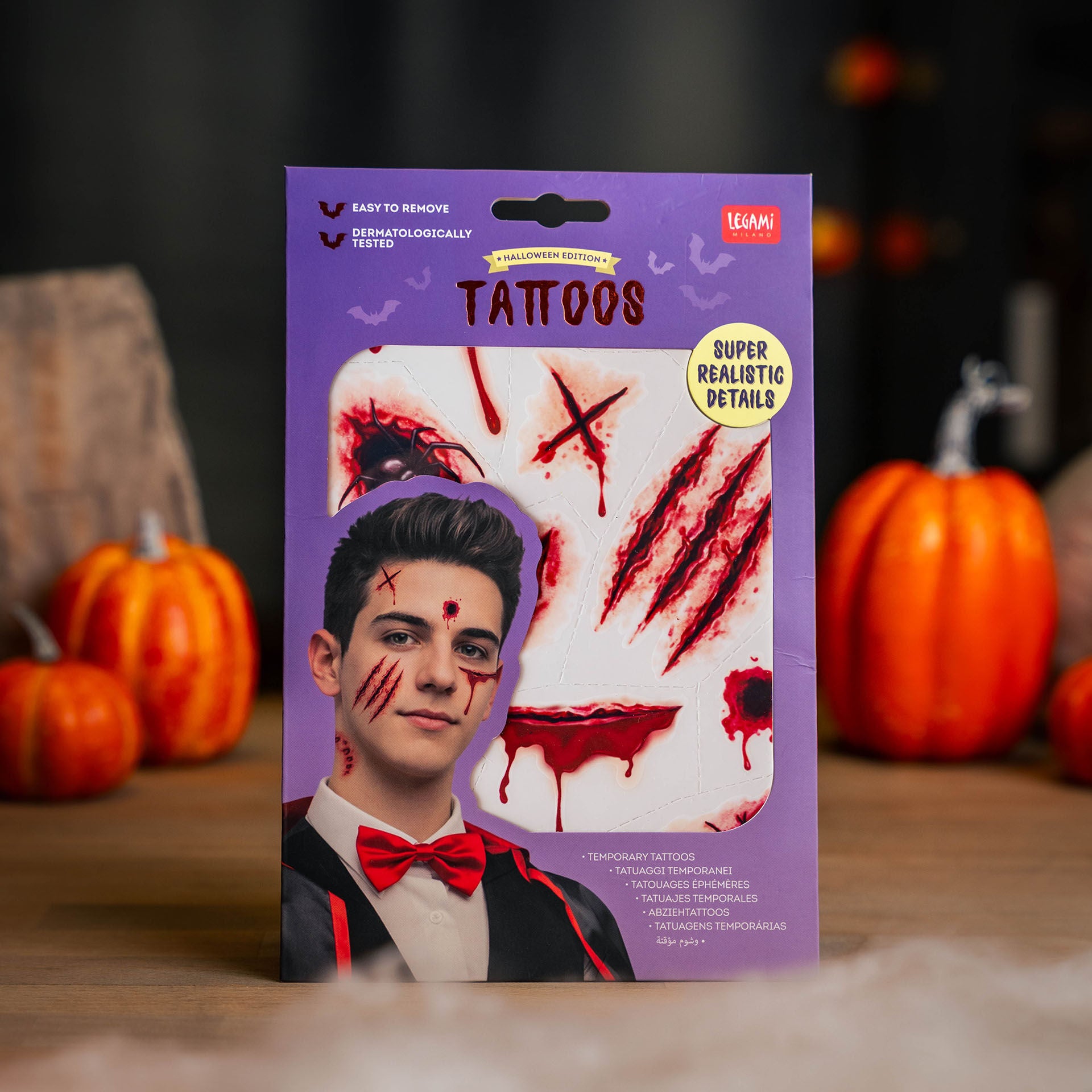Legami Abziehtattoos Wunden & Narben Halloween - Bild 4