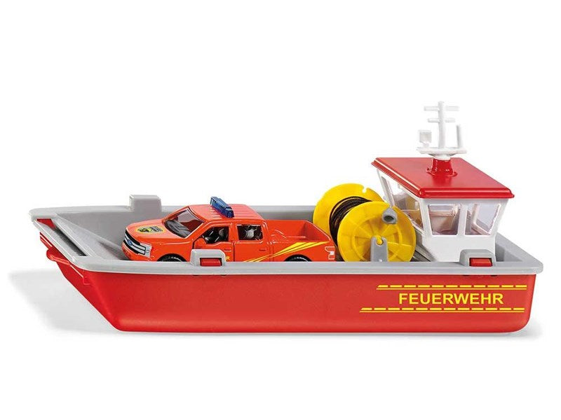 Siku Feuerwehr Arbeitsboot 02.117 - Bild 1