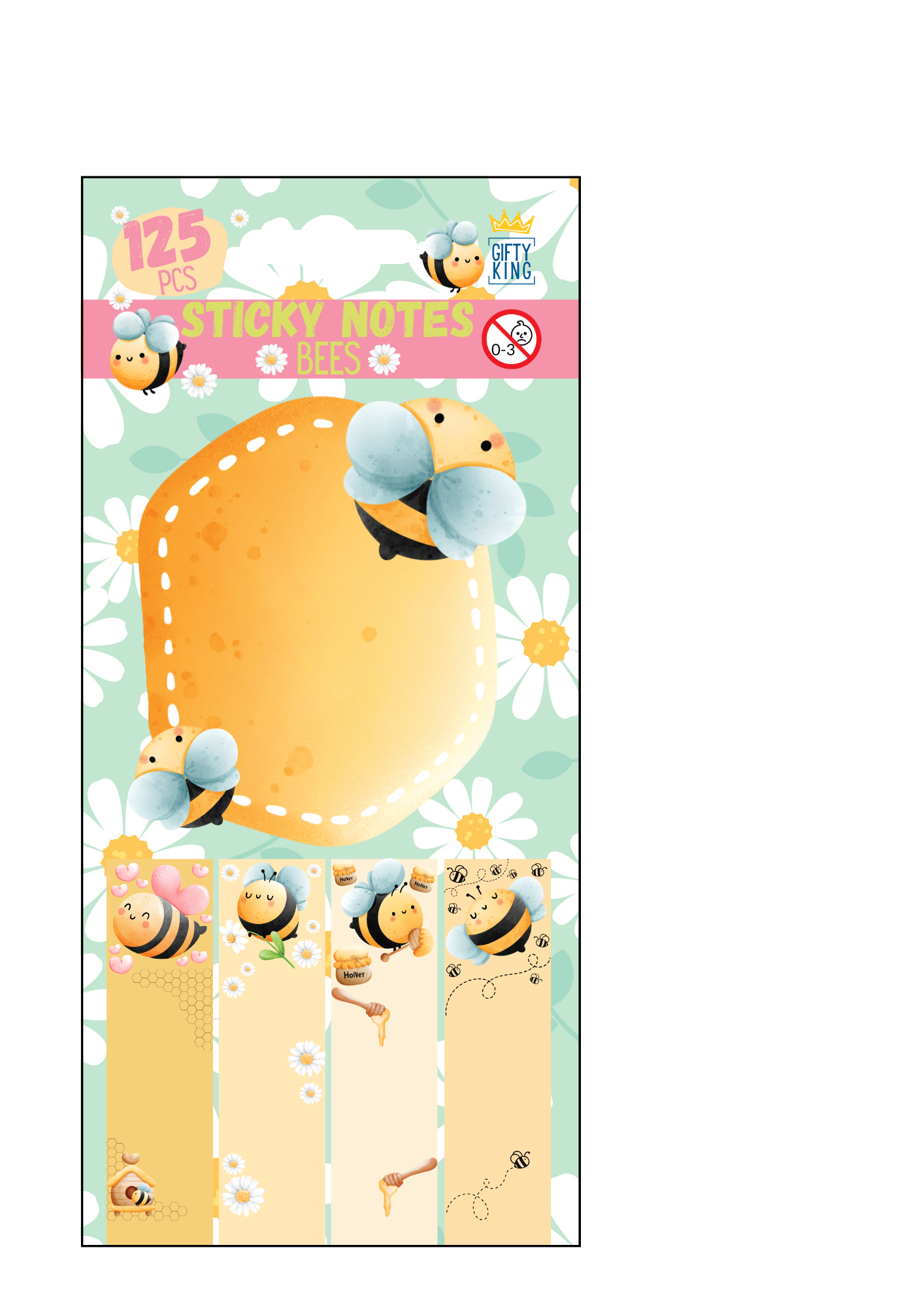 Sticky Note Bees - Bild 1