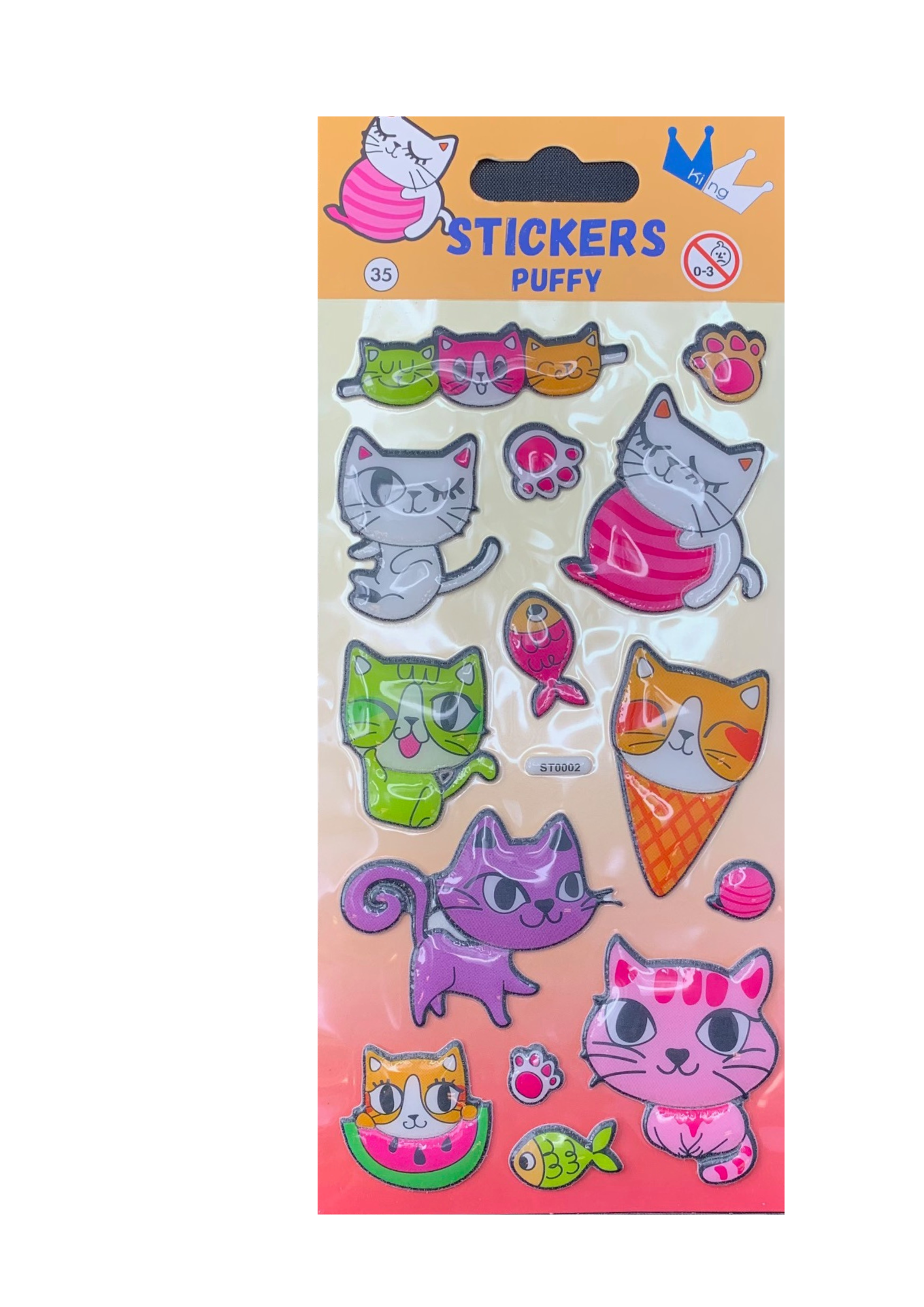Sticker Puffy Cats - Bild 1