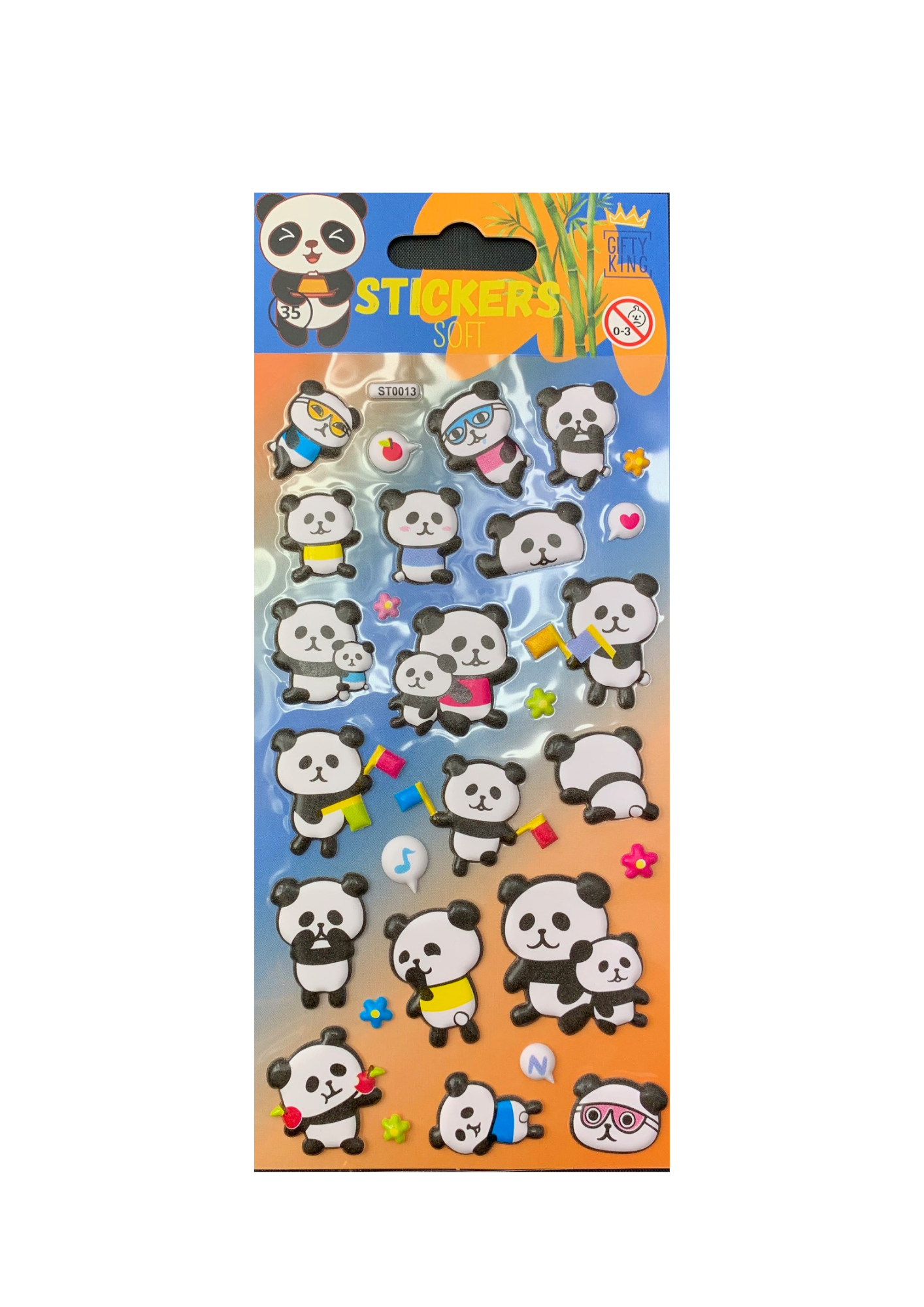 Sticker Puffy Panda - Bild 1