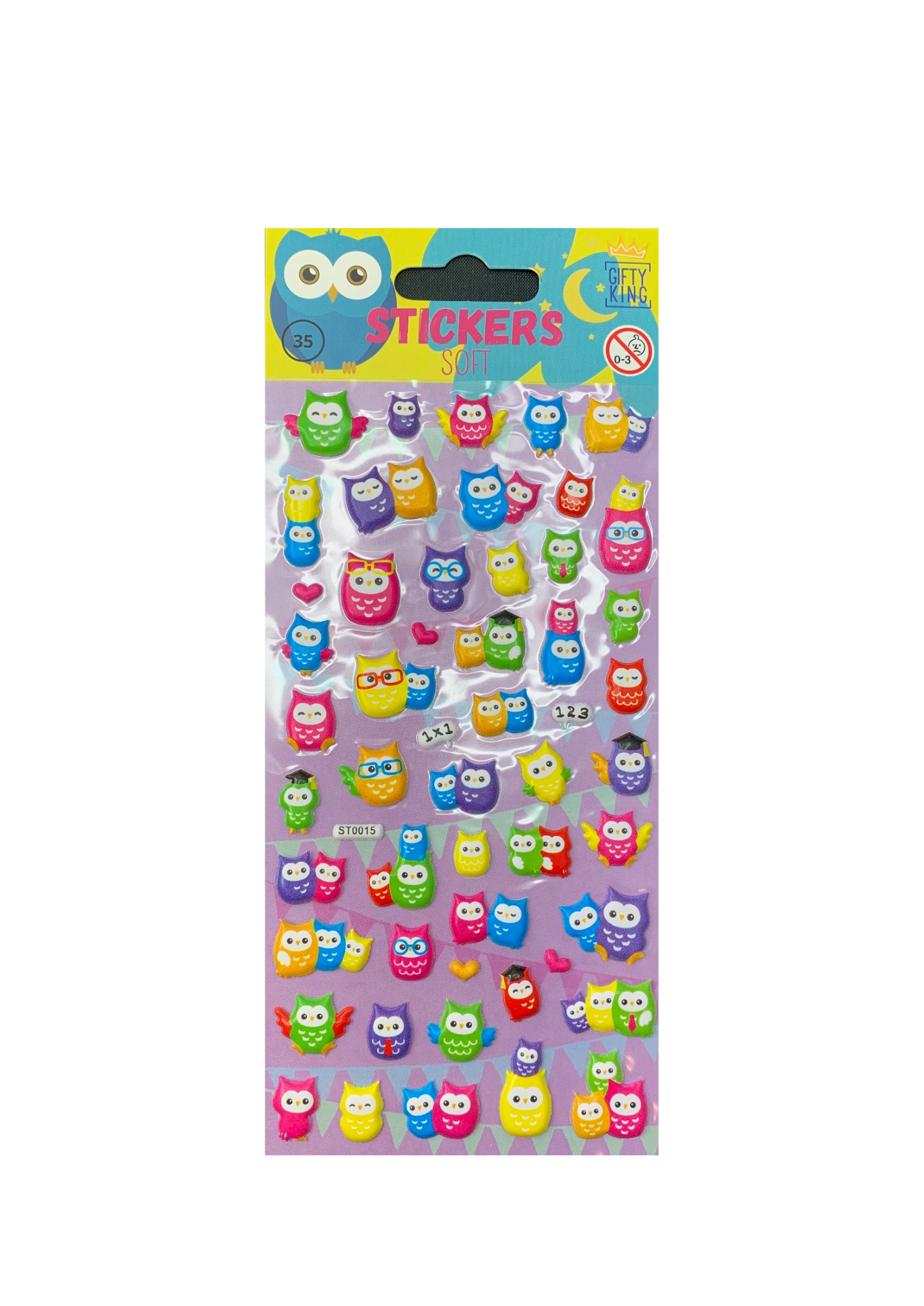 Sticker Puffy Owls - Bild 1