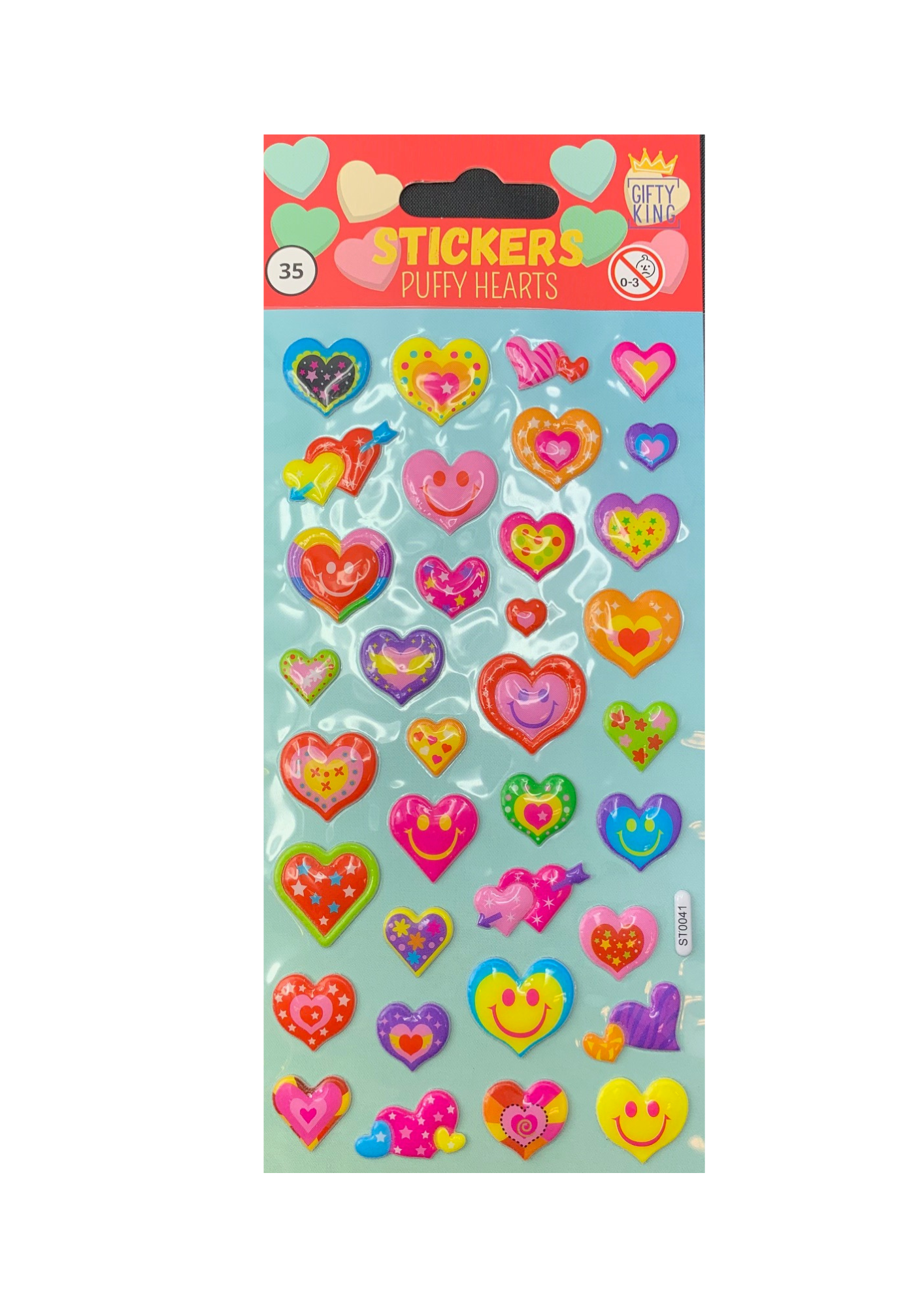Sticker Puffy Hearts - Bild 1