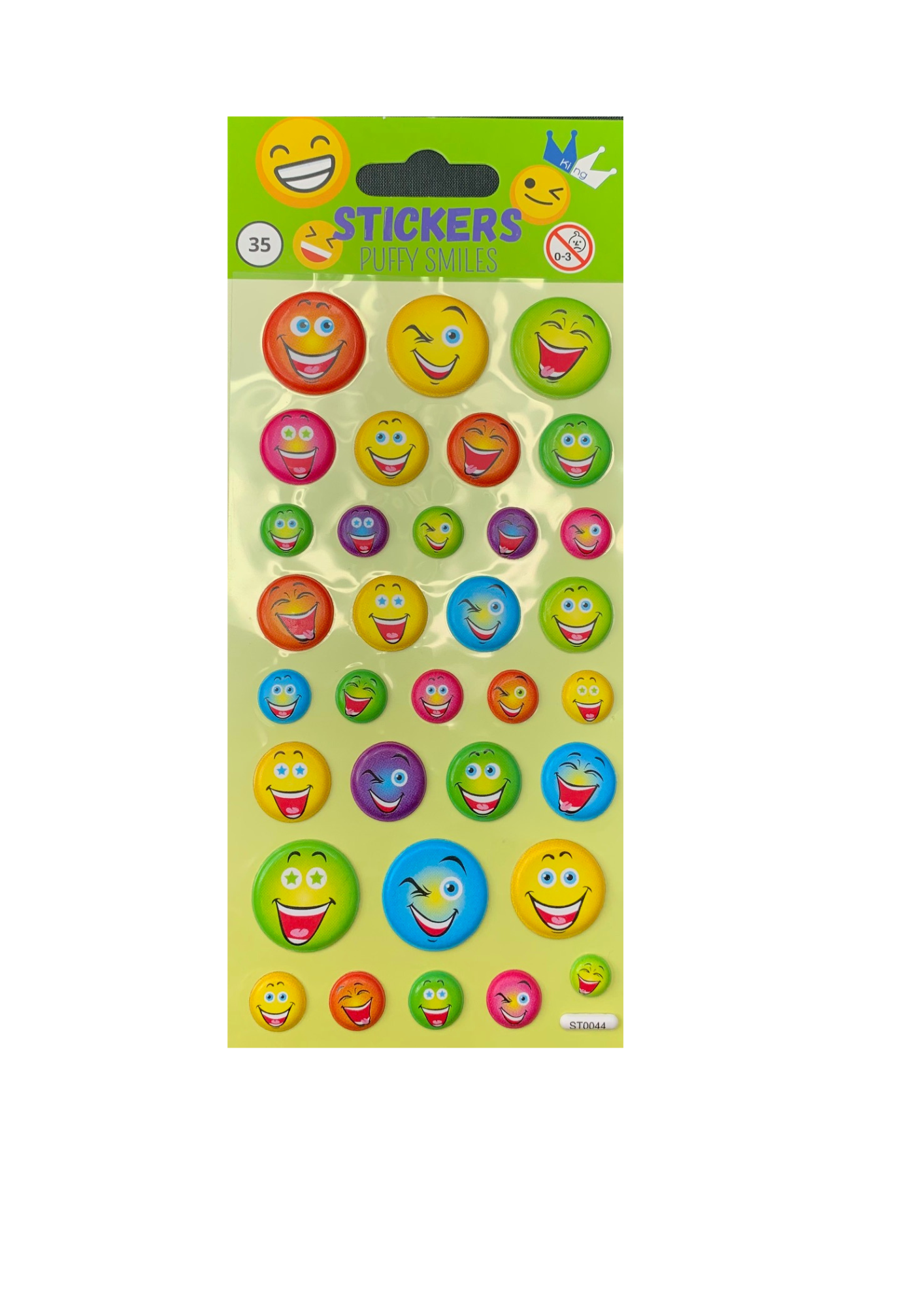 Sticker Puffy Smiles - Bild 1