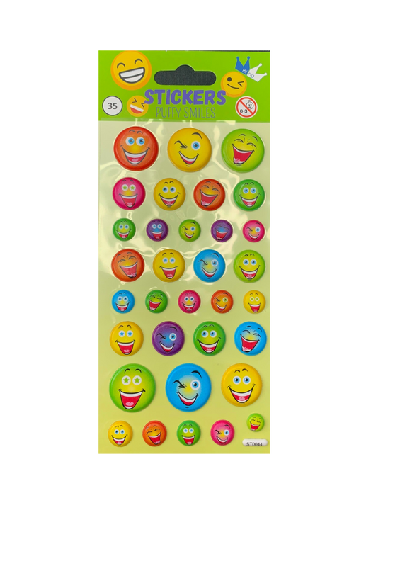 Sticker Puffy Smiles