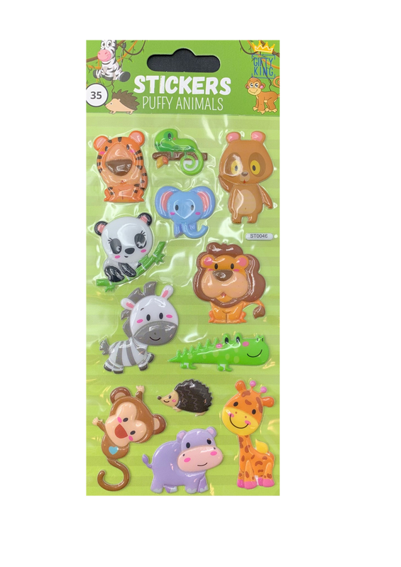 Sticker Puffy Animals