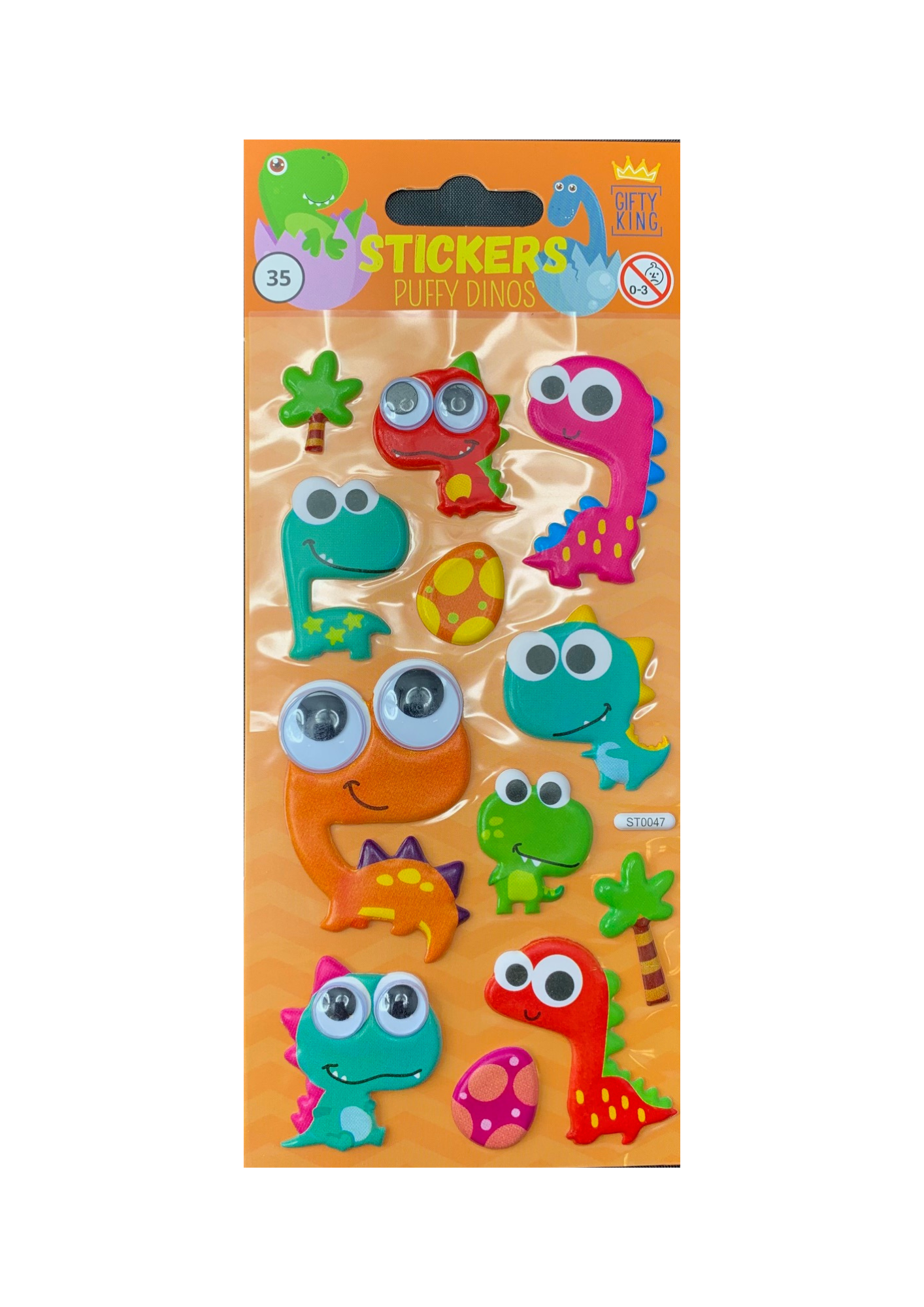 Sticker Puffy Dinos - Bild 1