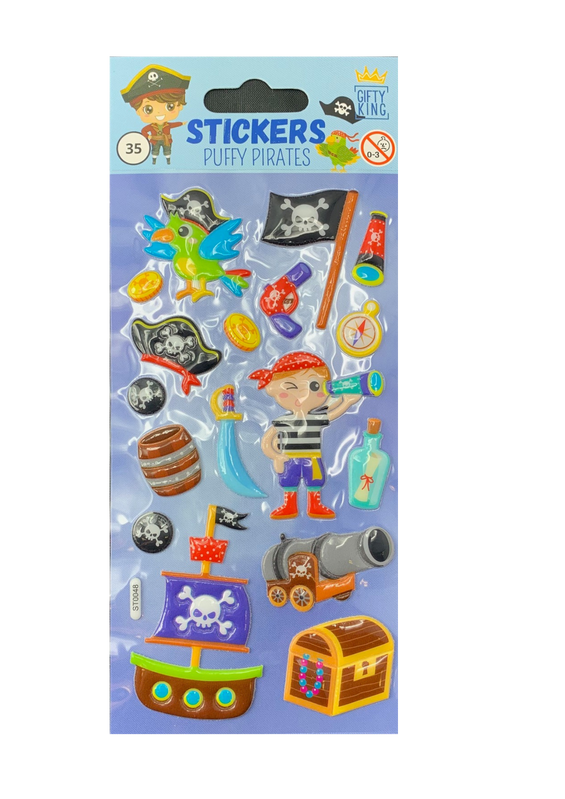 Sticker Puffy Pirates