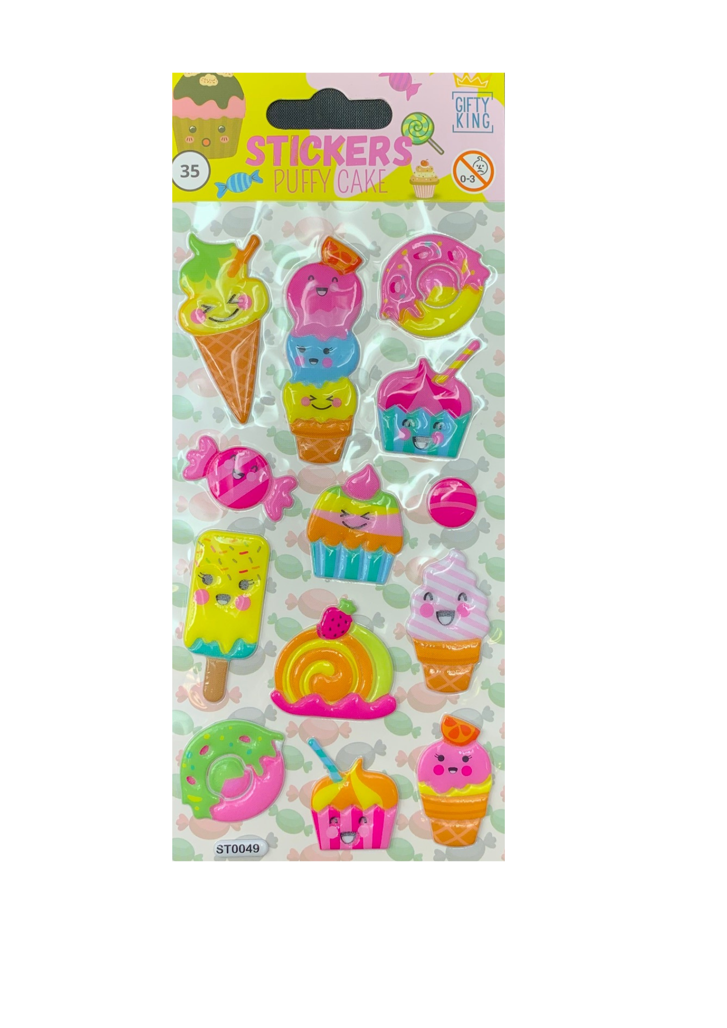 Sticker Puffy Ice Cream - Bild 1