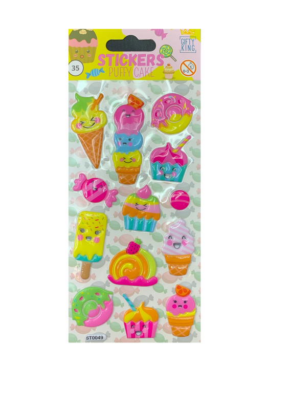 Sticker Puffy Ice Cream
