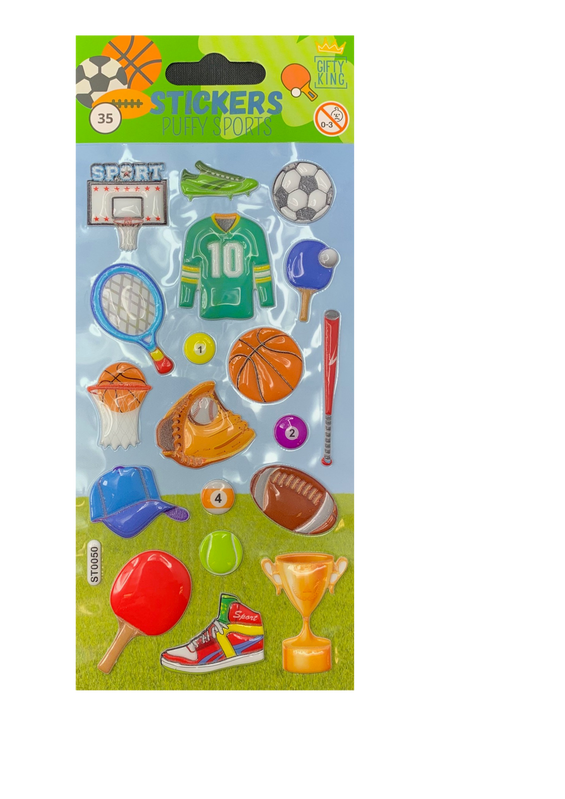 Sticker Puffy Sports