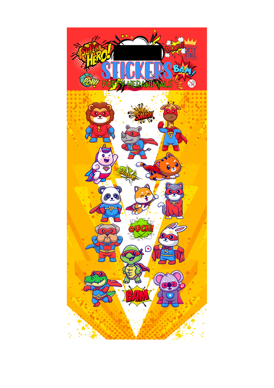 Sticker Puffy Heranimal
