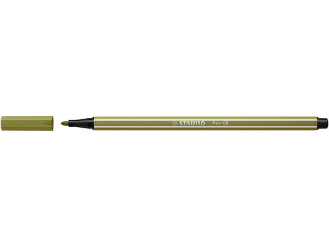 Stabilo Pen 68 Fasermaler, schlammgrün