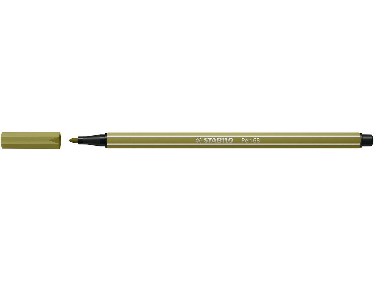 Stabilo Pen 68 Fasermaler, schlammgrün - Bild 1