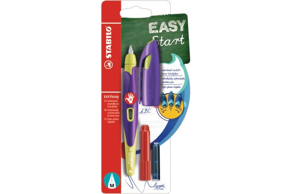 Stabilo EASYbirdy START R violett/gelb Blister inkl. Werkzeug - Bild 1