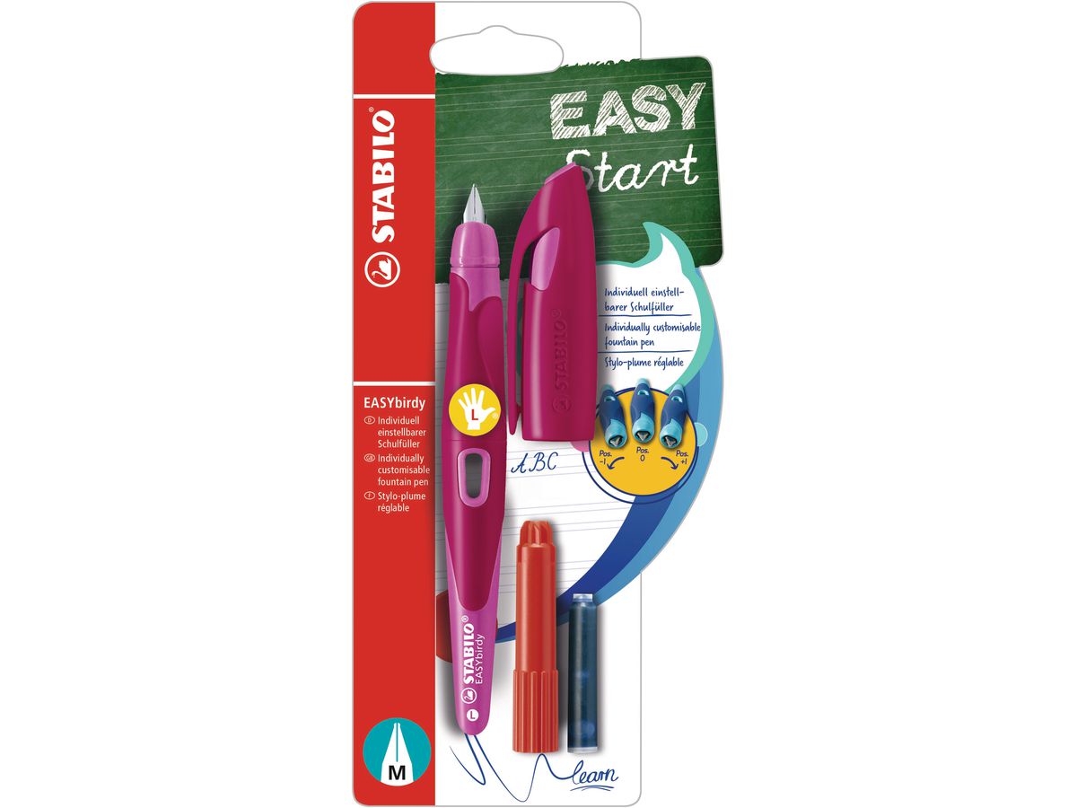 Stabilo EASYbirdy pink L Blister - Bild 1