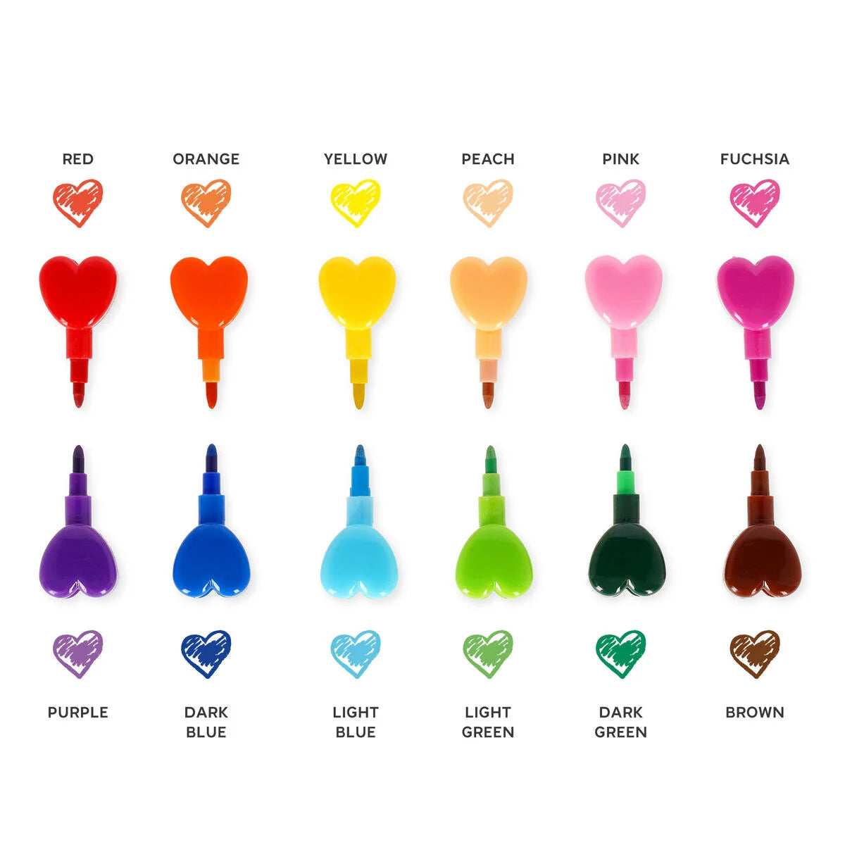 Legami 12 Ineinandersteckbare Buntstifte - Dream in Colour - Bild 2