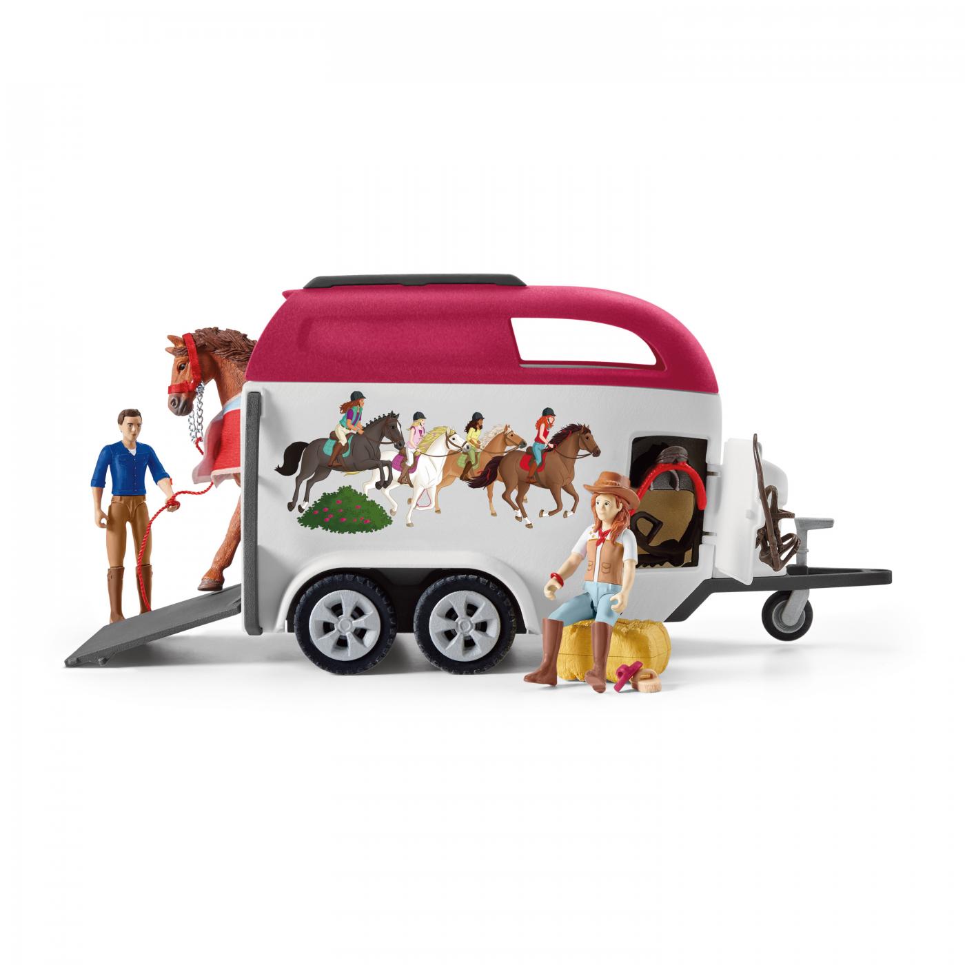 SCHLEICH Horse Club Abenteuer mit Auto und Pferdeanhänger 42535 - Bild 2