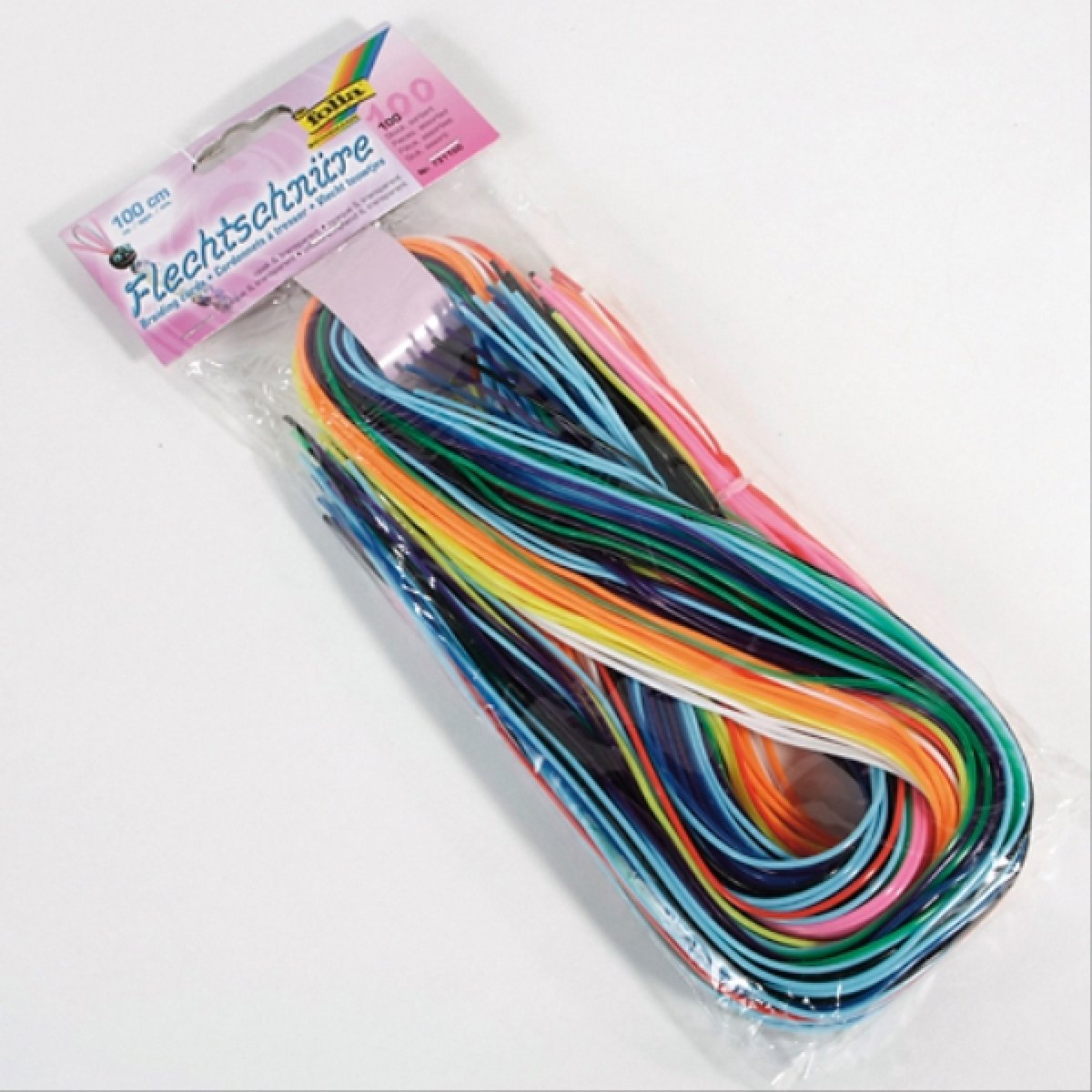 Scoubidous opak/transparent 100 Stück - Bild 1