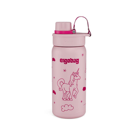 Ergobag Trinkflasche Edelstahl Einhorn