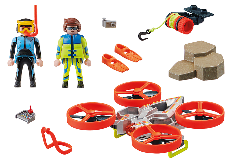 PLAYMOBIL Taucher-Bergung mit Rettungsdrohne 70143 - Bild 2