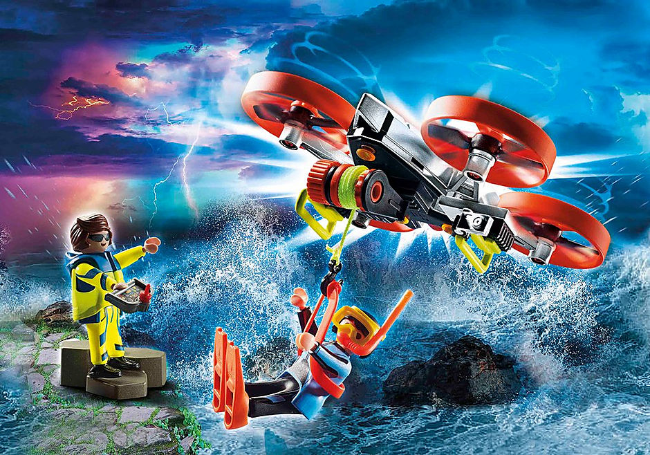 PLAYMOBIL Taucher-Bergung mit Rettungsdrohne 70143 - Bild 3