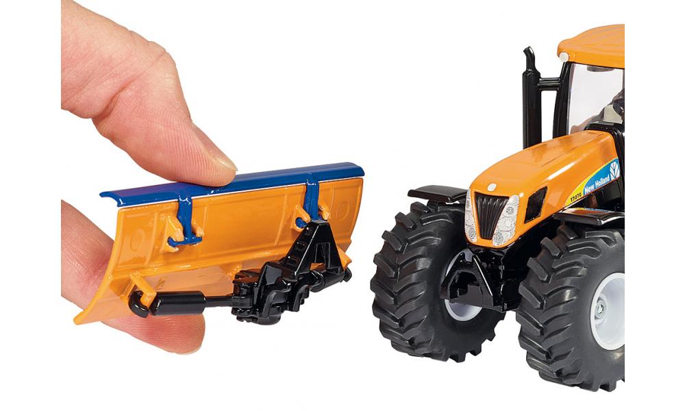 Siku Traktor mit Räumschild und Streuer 02.940 - Bild 5