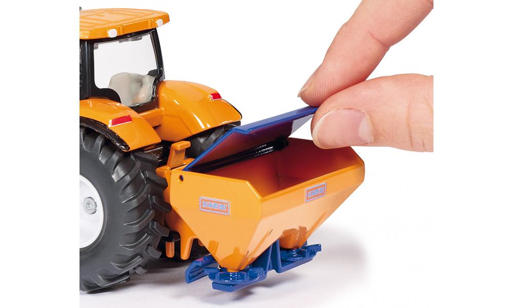 Siku Traktor mit Räumschild und Streuer 02.940 - Bild 4