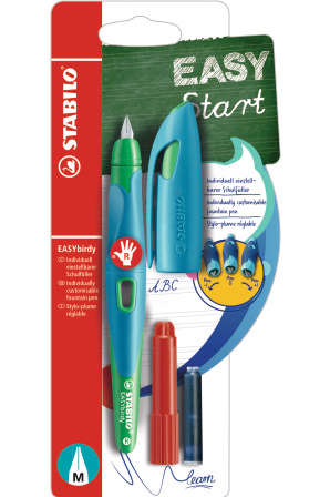 Stabilo EASYbirdy START R blau/grün Blister inkl. Werkzeug - Bild 1