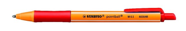 Stabilo pointball Kugelschreiber rot - Bild 1
