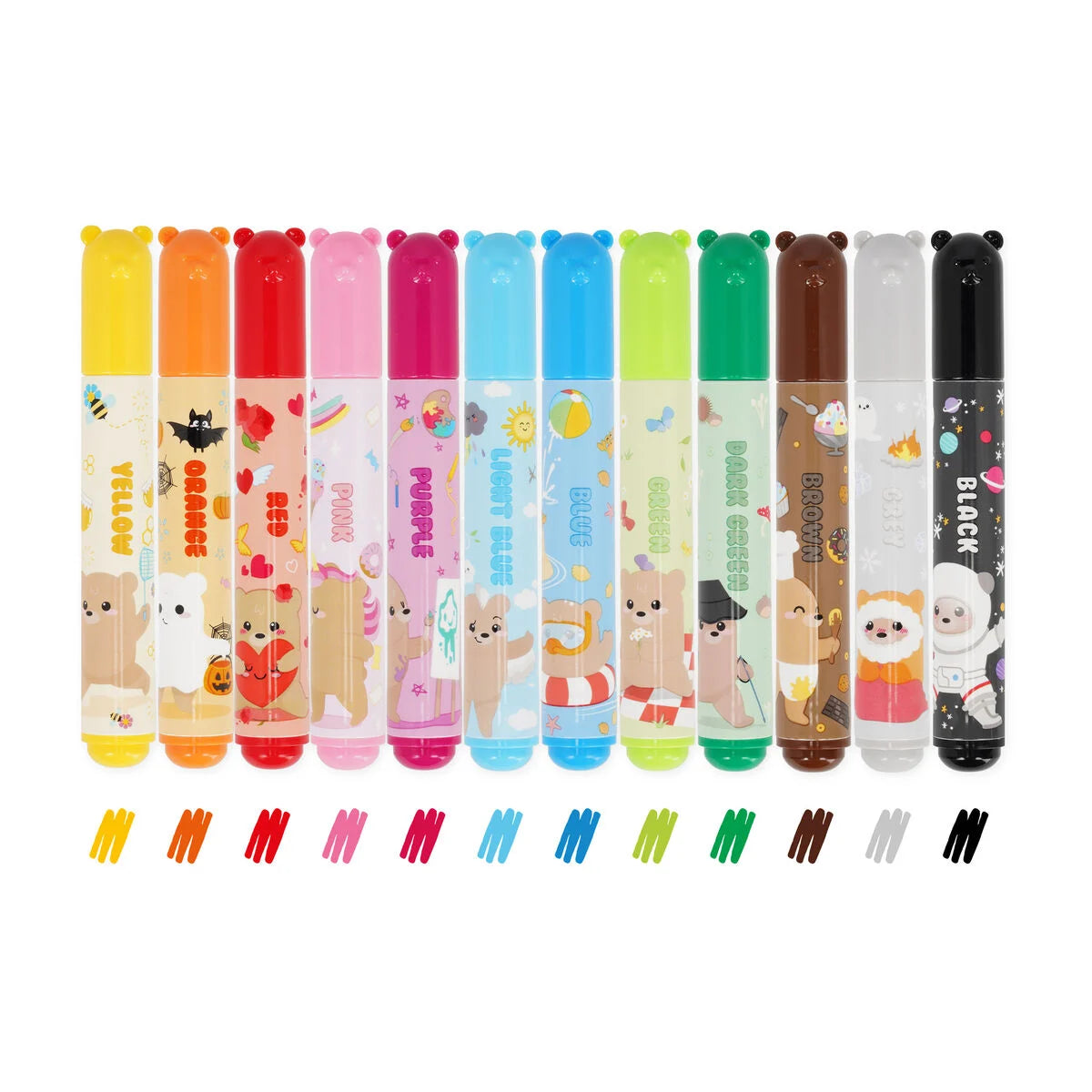 Legami Set mit 12 Filzstiften - Teddy Friends - Bild 3