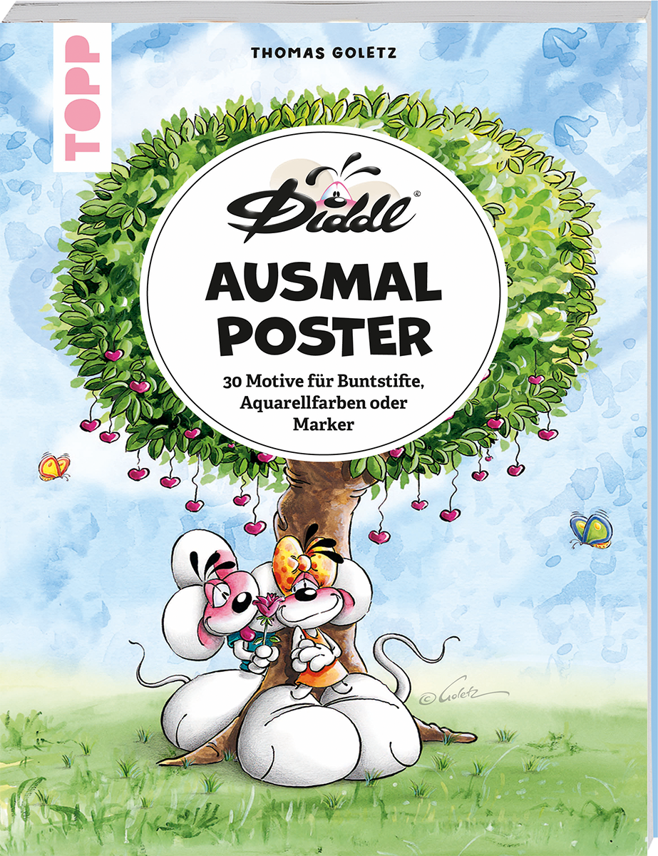 Diddl Ausmalposter – 30 Motive im XXL-Format - Bild 1