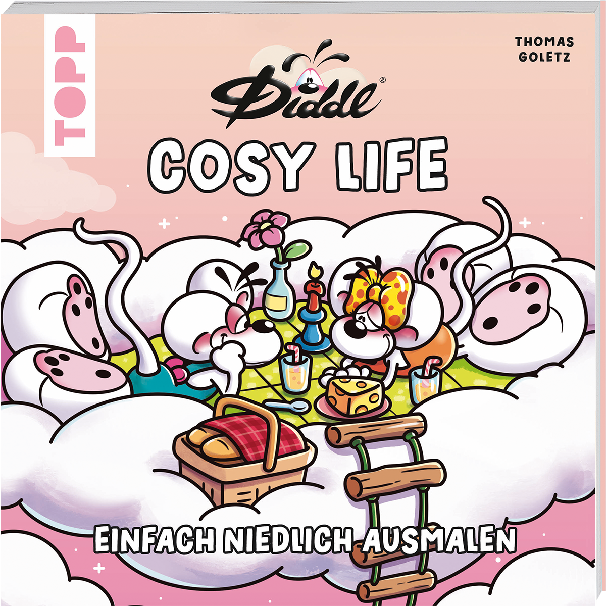 Diddl Cosy Life – Ausmalbuch mit 40 Motiven - Bild 1