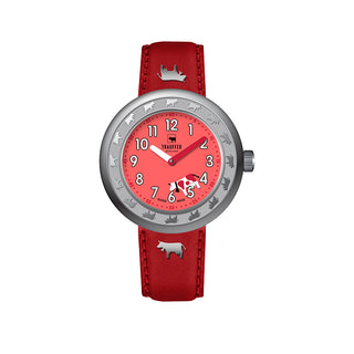 Trauffer Kinderuhr rot