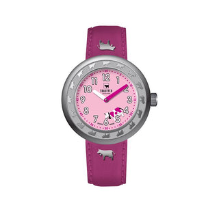 Trauffer Kinderuhr pink