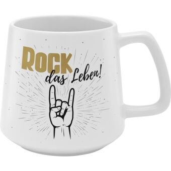 Tasse Konisch Rock das Leben! - Bild 1