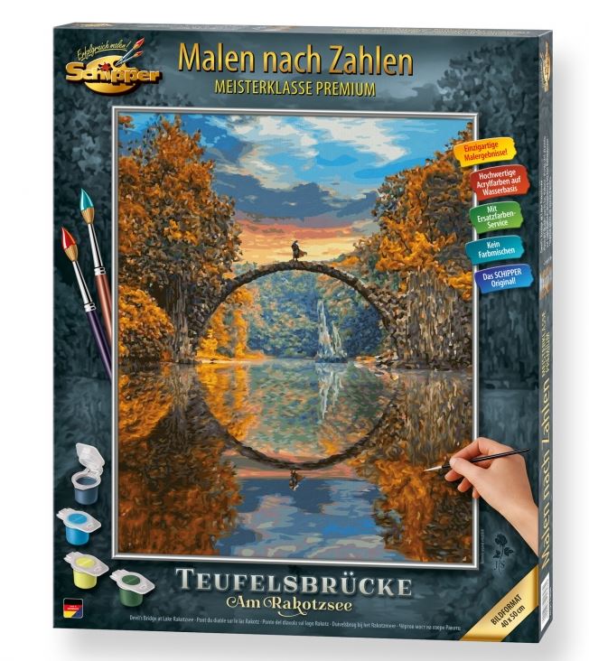 Schipper Teufelsbrücke am Rakotzsee 40x50cm - Bild 1