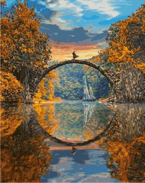 Schipper Teufelsbrücke am Rakotzsee 40x50cm - Bild 2
