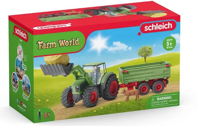 Schleich Farm World Traktor mit Anhänger 42379 - Bild 9