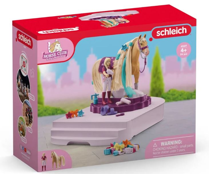 Schleich Horse Club Sofias Beauties 42617 Pferdepflege Station - Bild 7
