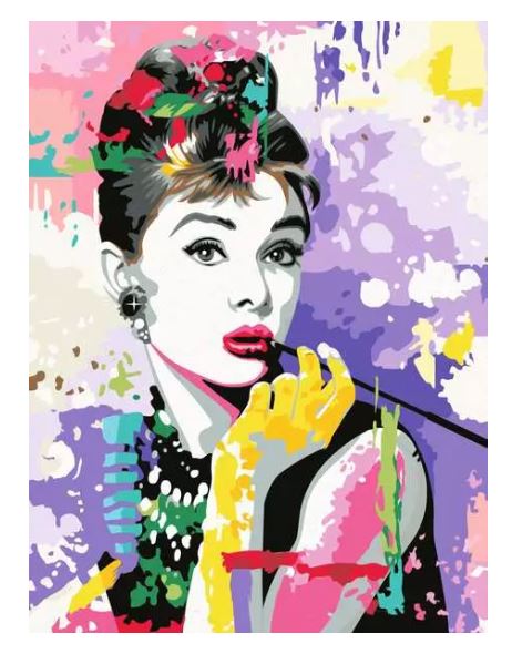 CreArt Audrey Hepburn 30x40 cm 25.526 - Bild 2