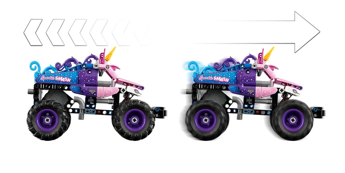 LEGO Technic Monster Jam™ Sparkle Smash™ mit Rückziehmotor 42220 - Bild 5