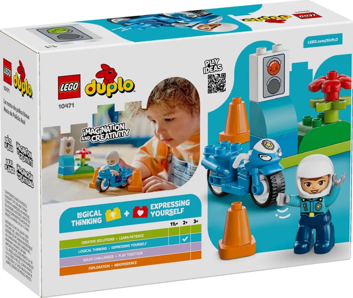 LEGO DUPLO Blaues Polizeimotorrad 10471 - Bild 3