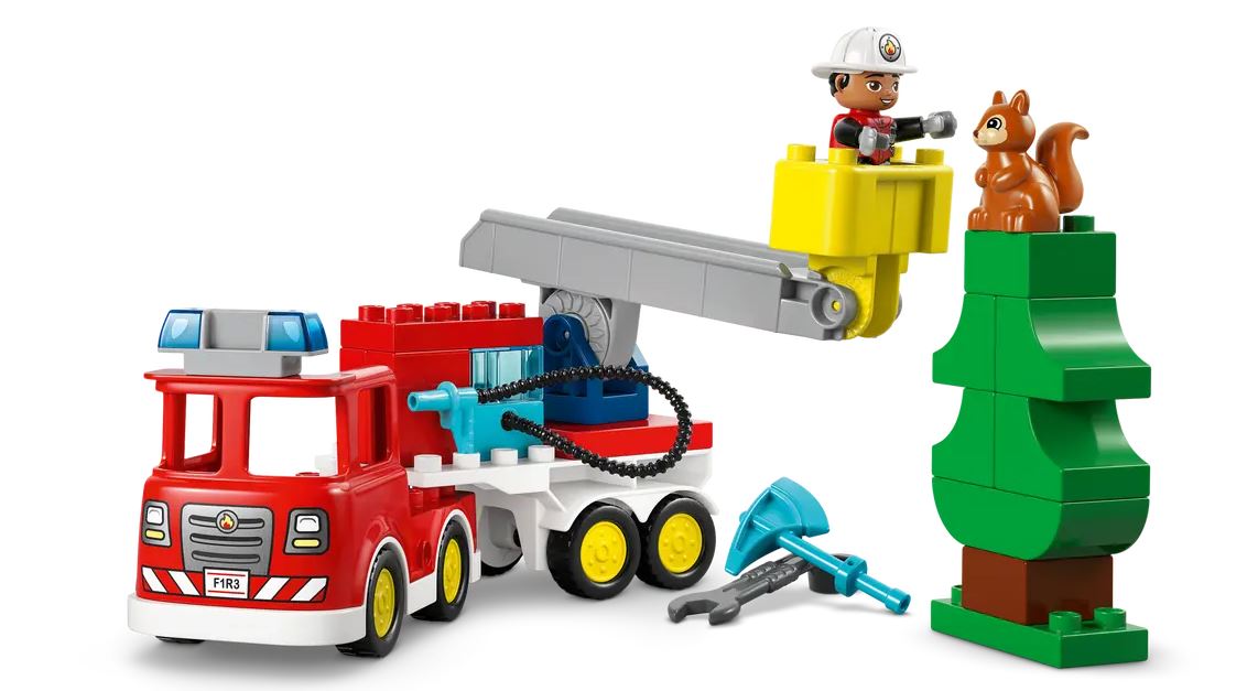 LEGO DUPLO Löschauto mit Schlauch und Feuerwehrmann 10473 - Bild 2