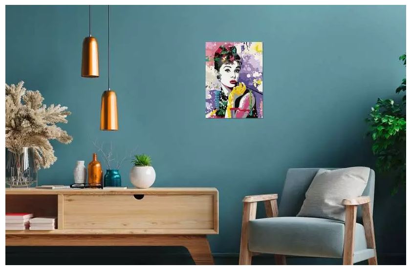 CreArt Audrey Hepburn 30x40 cm 25.526 - Bild 3