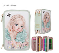 Miss Melody 3-fach Etui Summer Feeling salbeigrün