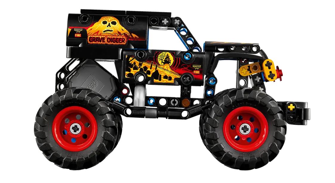 LEGO Technic Monster Jam™ Grave Digger™ Feuer und Eis 42219 - Bild 3